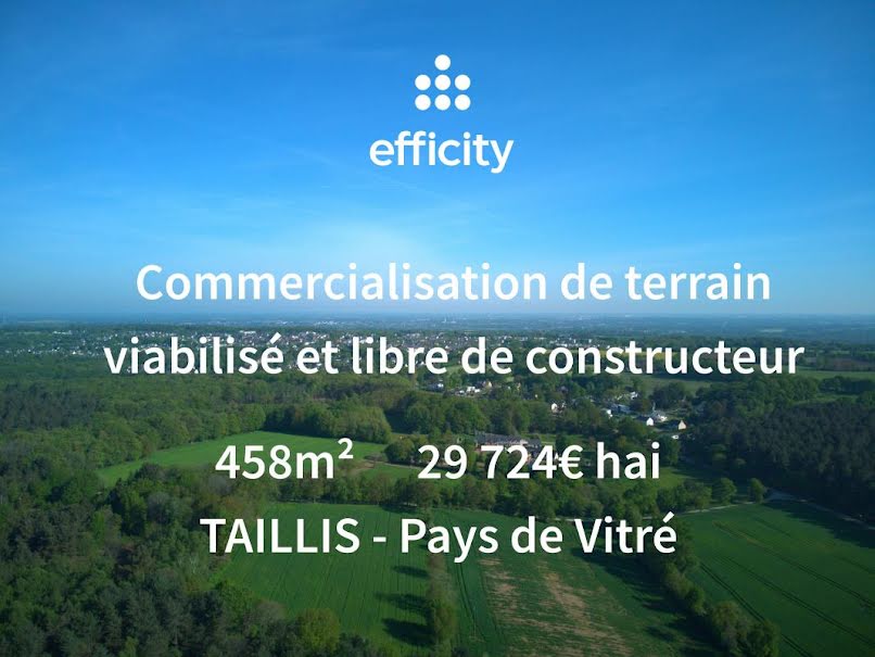 Vente terrain  458 m² à Taillis (35500), 29 724 €