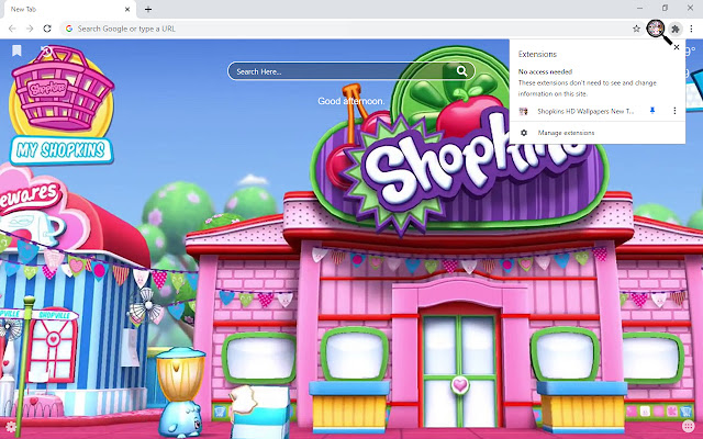 Shopkins HD Wallpapers New Tab