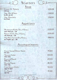 Kali Bawdi menu 2