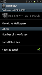 Real Snow  (Live Wallpaper)(圖4)-速報App