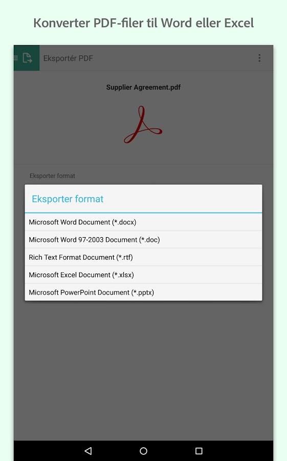 download adobe acrobat reader for mobile