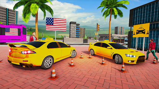 Screenshot Taxi Car Driving : Taxi Sim 3D