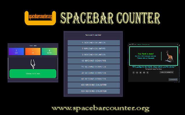 Spacebar Counter - Space Bar Clicker Test