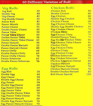 The Roll House menu 2