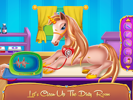 Unicorn Pony Horse Care Game Screenshot