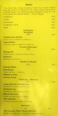 Slounge - Lemon Tree Hotel menu 4