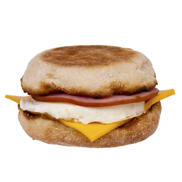 Egg, Ham & Cheese English Muffin Sandwich