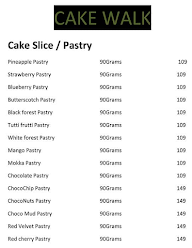 Cake Walk menu 5