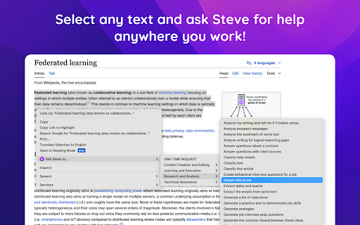 Ask Steve - Do your job better & faster with AI help from ChatGPT & Gemini