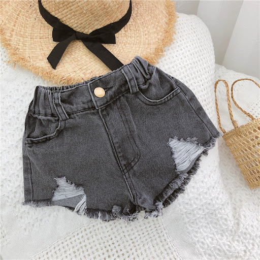 Title 3, Summer Boys and Girls Denim Ripped Shorts, All ...