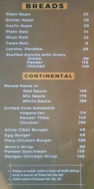 The Kahva menu 2