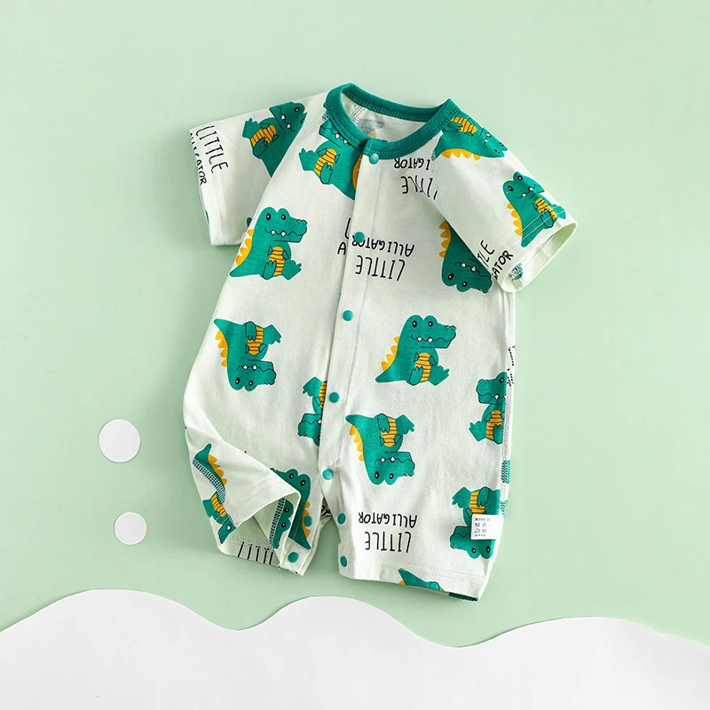 Thin short sleeve breathable newborn clothes for comfort and ease. Lightweight and perfect for delicate baby skin, keepi