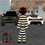 Cover Image of डाउनलोड Jailbreak Stickman Rope Hero Gangstar Crime 2.0 APK