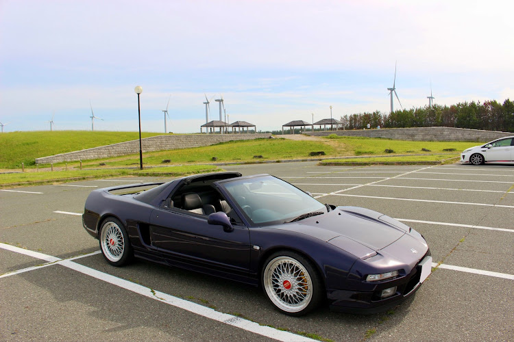 NSXの梅雨入り・朝活・駅巡り・ミッドナイトパール🟣・BBS RSに関するカスタム事例の投稿画像3枚目
