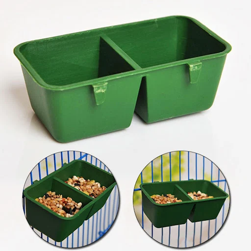 Wash Shower Box Thick Plastic Animal Cage Small Animal Feeder Bowl Bird Cleaning Products Water Bowls For Birds Multifun