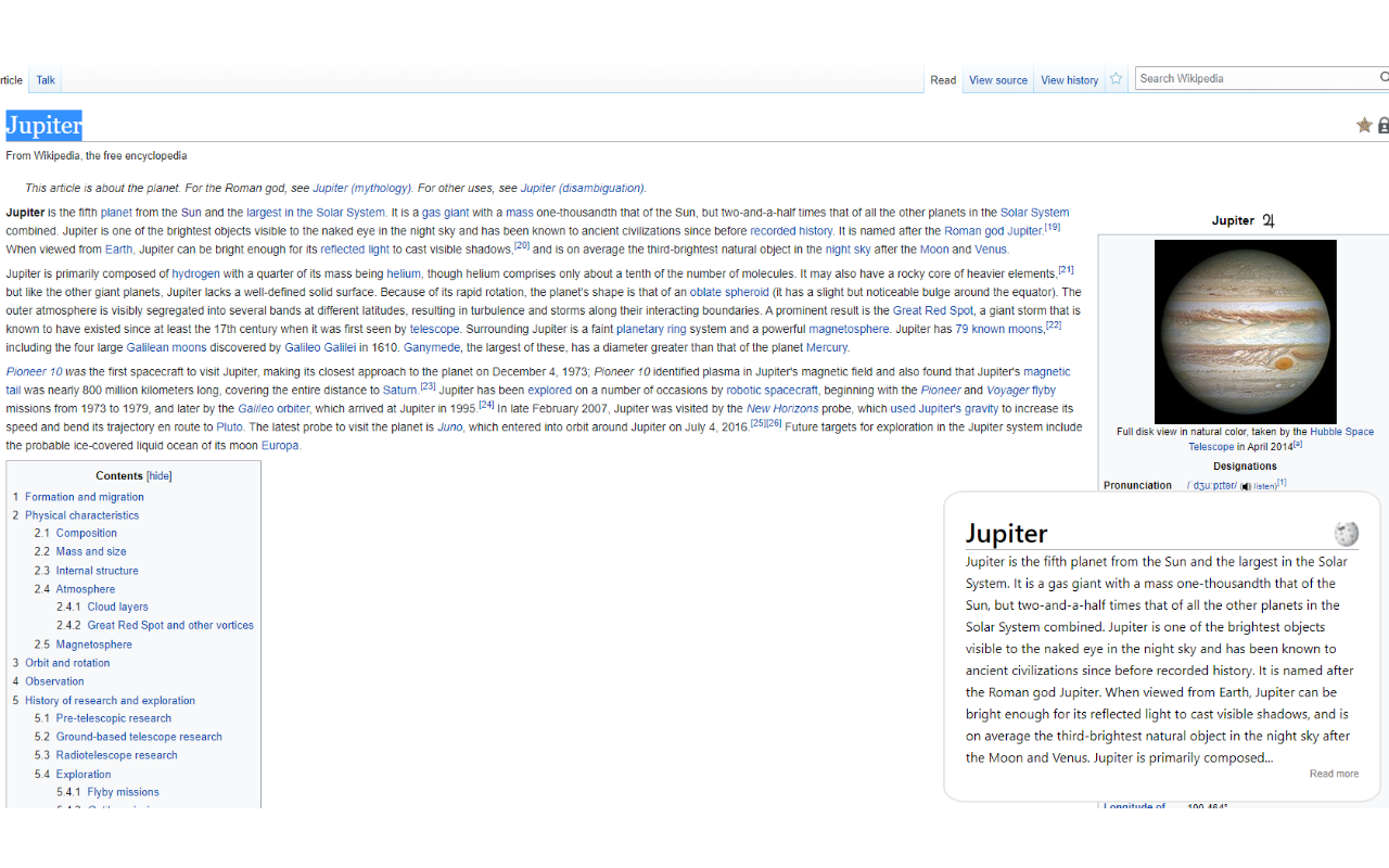Wikipedia QuickSearch Preview image 1