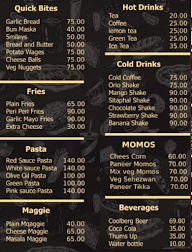 The Good Luck Cafe menu 1