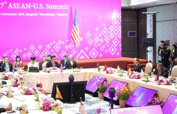 Thủ tướng Nguyễn Xuân Phúc dự Hội nghị Cấp cao ASEAN - Hoa Kỳ lần thứ 7. Ảnh: VGP