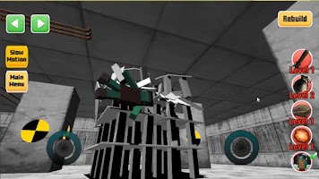 Destroy it all! Physics game Screenshot