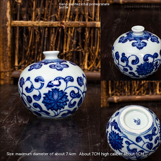Title 3, Jingdezhen Ceramic Small Vase for Hydroponics, ...