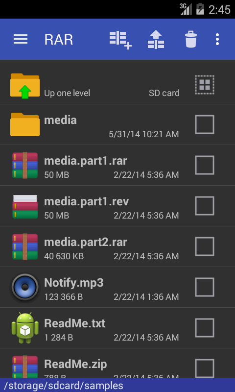 Download RAR for Android Premium v5.30 Full Apk terbaru -tangkapan layar 