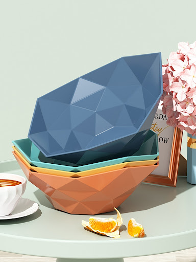 Title 2, Nordic Multi-Color Light Luxury Fruit Plate Sna...