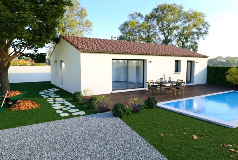  Vente Terrain + Maison - Terrain : 512m² - Maison : 100m² à Beaumont-Monteux (26600) 