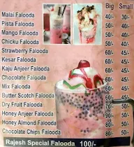 Rajesh Ice Cream menu 1