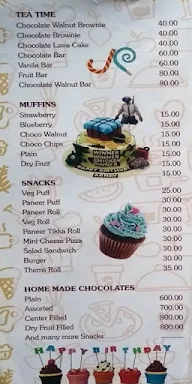 The Cake Bucket menu 2