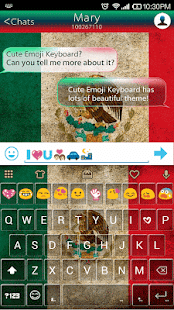 Emoji Keyboard Mexico Theme(圖1)-速報App