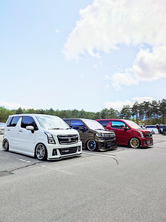 ワゴンRスティングレーの山梨合同オフ2025に関するカスタム事例の投稿画像1枚目