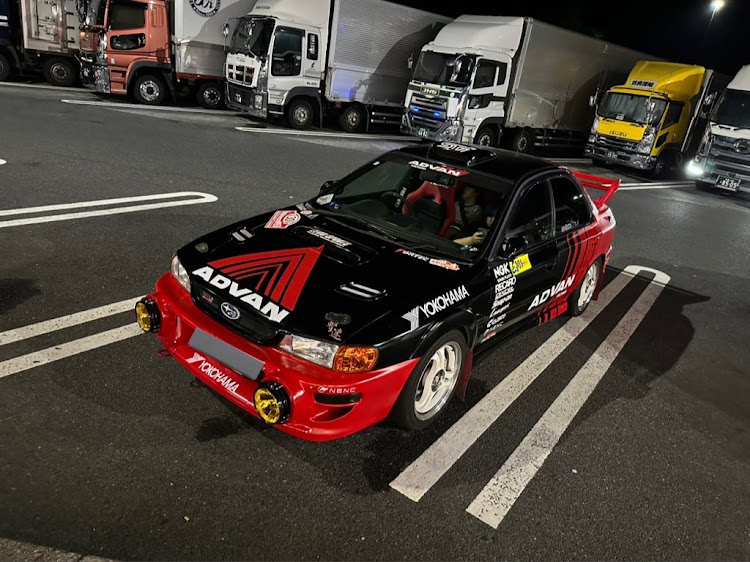 インプレッサ WRX STIのgc8・ADVAN・スーパーアドバン・九州旅行・帰省中に関するカスタム事例の投稿画像3枚目