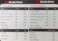 AJ Biryani House menu 1