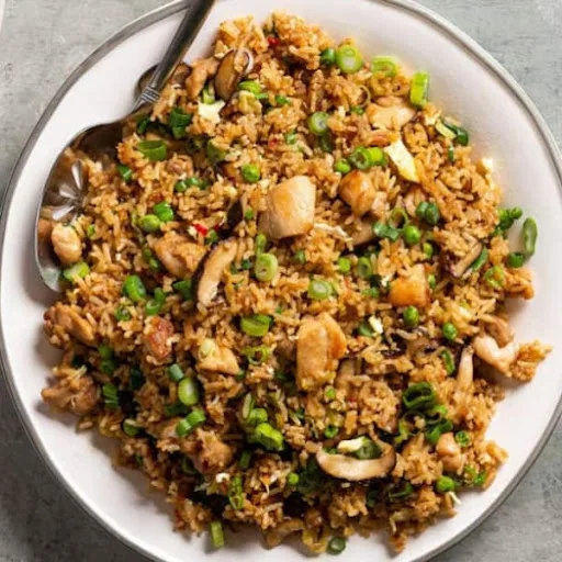 Brunt Garlic Chicken Fried Rice