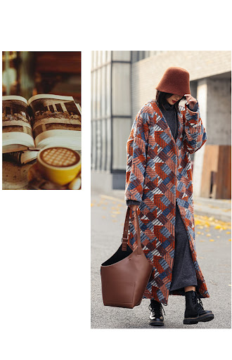 Title 4, Womens three-dimensional jacquard wool blend l...
