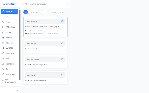 Developer Command Handbook screenshot 5