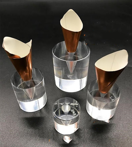Title 4, Ice Cream Base Stand Cone Transparent Acrylic S...