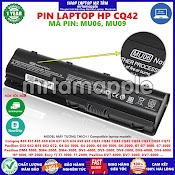 Pin Laptop Hp Cq42 (Mu06) - 6 Cell Dành Cho Compaq 430 431 435 450 630 Cq32 Cq42 Cq43 Cq45 Pavilion G32 G42 G56 G62 G72