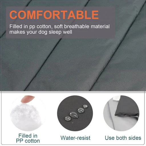 Portable Pet Mat Cat and Dog Mat Outdoor Waterproof Dog Beds for with Storage Carry Bag Outdoor Camping Easy To Clean Ma