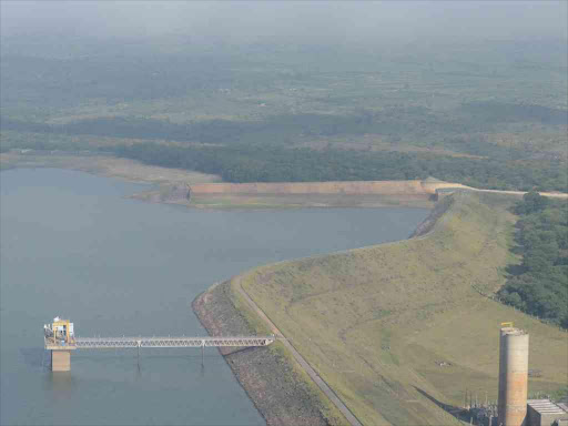 Aerial view of the Masinga Dam.Photo VICTOR IMBOTO