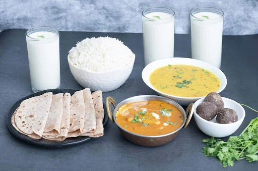 Phulka And Rice Meal [Serves 3]