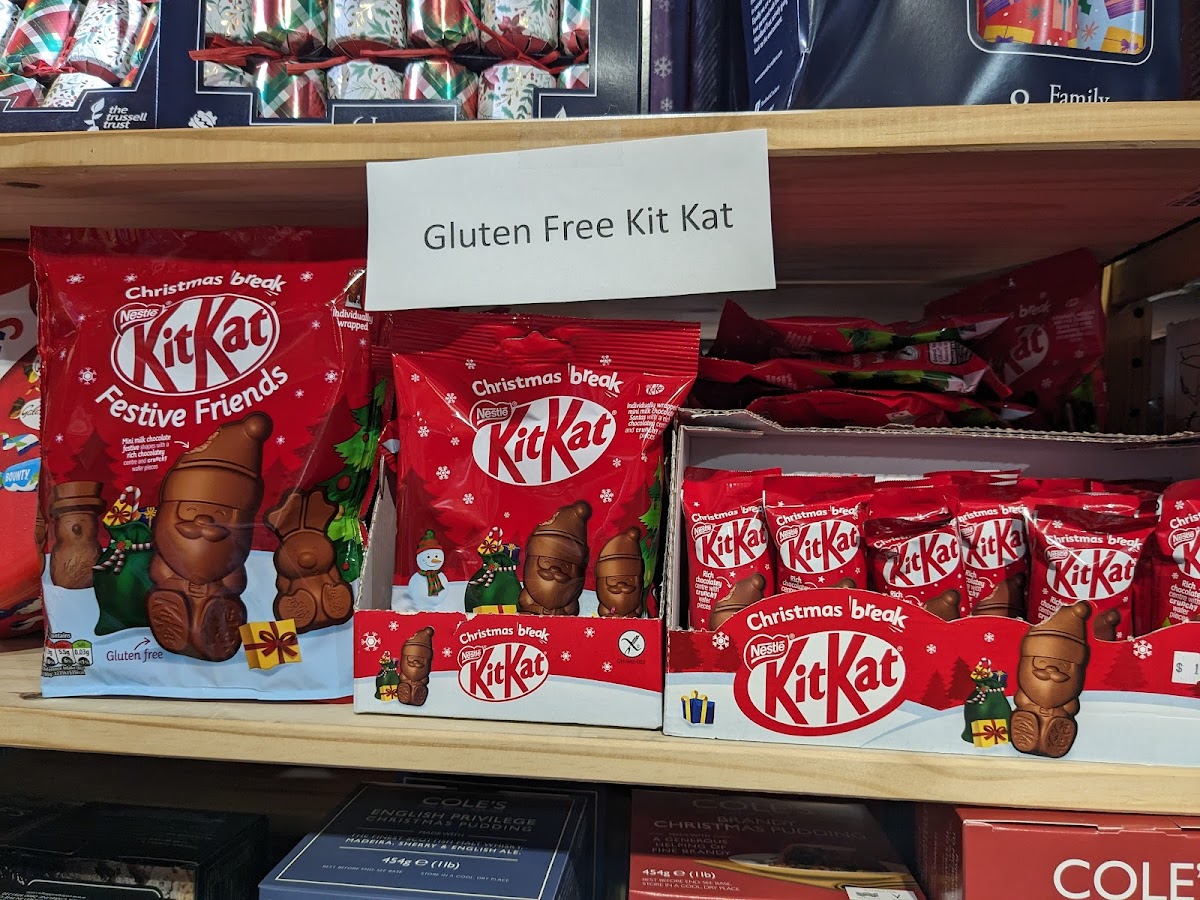 Seasonal GF Kit Kats made with rice-based wafers