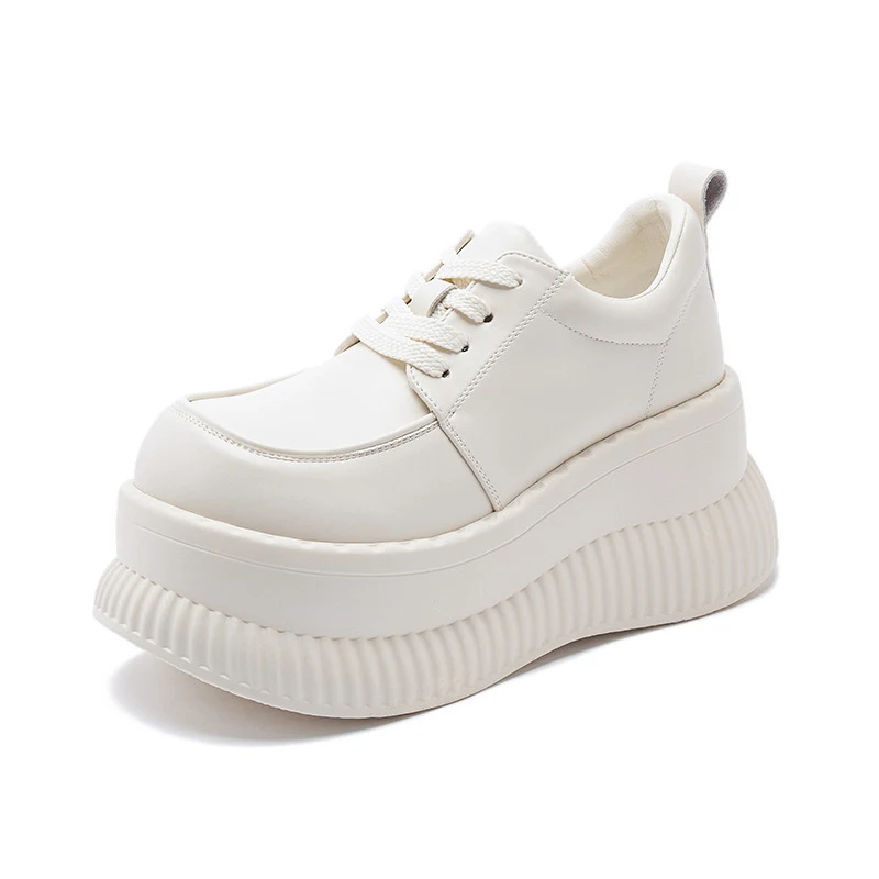 Plataformas Loafers de Mujer Estilo Británico Versátil Combina con Todo Zapatos Cómodos y Elegantes para un Look Moderno y Sofisticado en Cualquier Ocasión