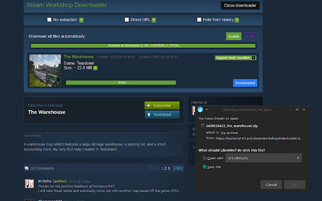 Steam workshop downloader