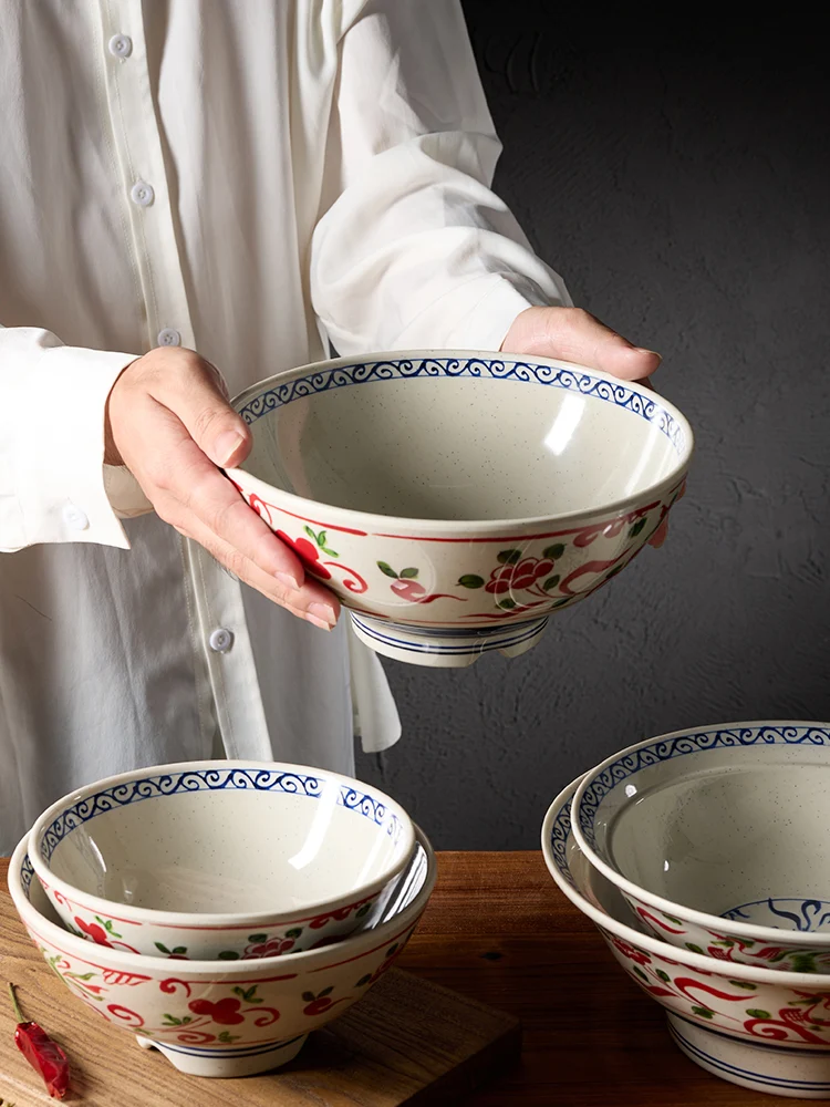 Title 2, Porcelain Melamine Commercial Ramen Bowl perfec...