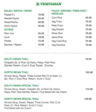 Nesara Gardan. Dhabha. menu 4