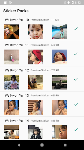 Cute Wa Kwon Yuli Sticker WAStickerApps