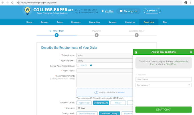 college-paper.org order form