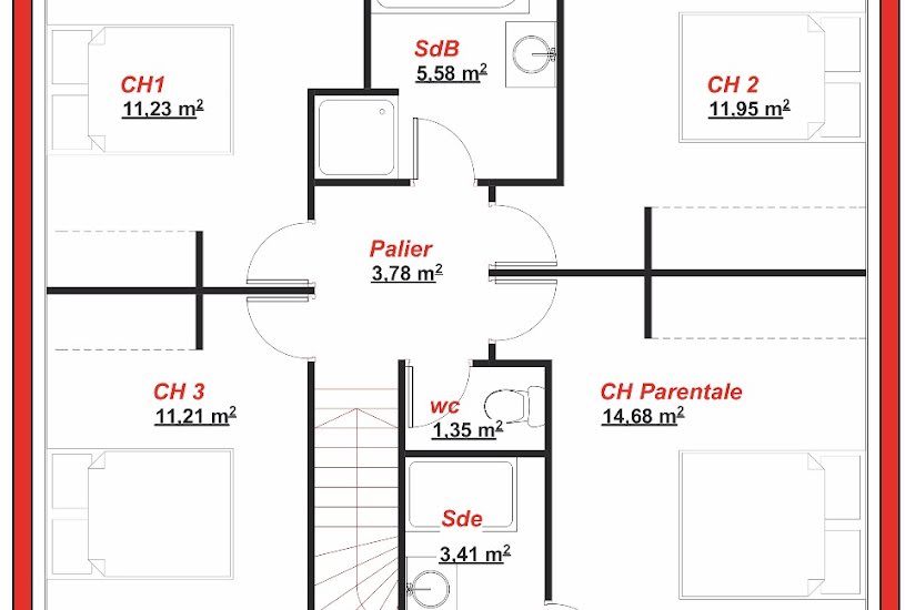  Vente Terrain + Maison - Terrain : 963m² - Maison : 129m² à Frouville (95690) 