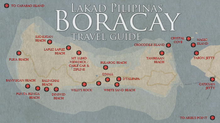 Boracay Tourist Spots Map